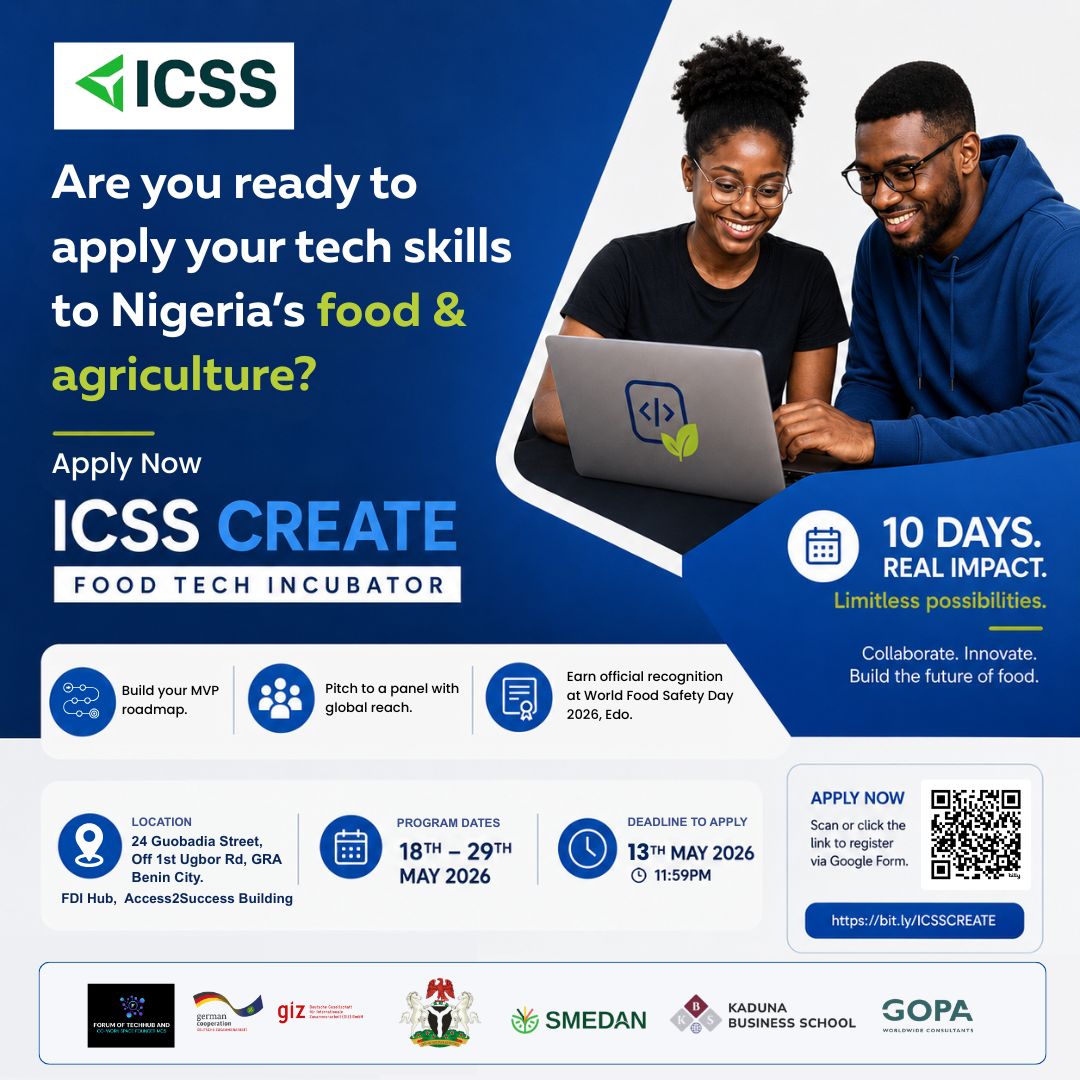 FoodTech Incubator Event Flyer