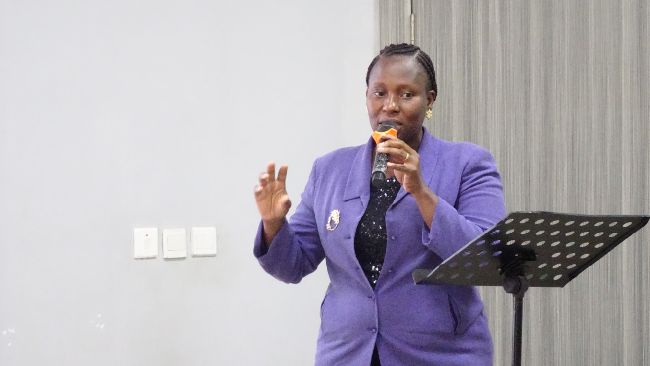 Representative from the Edo State Ministry of Health explaining the burden of unsafe food